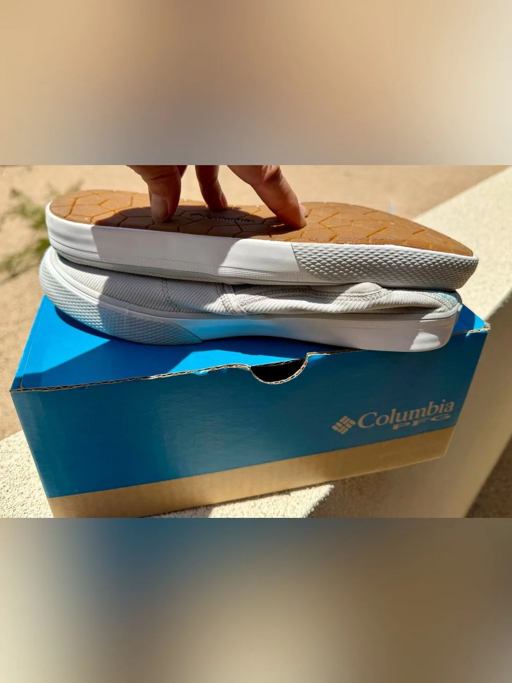 NEW Columbia PFG Slack What Slip On Cruise Beach Boating Fishing Shoes  7.5 NIB